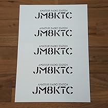 無線機まとめて(コールサインステッカー付き) 612lyU4+hdL._AC_UL210_SR210,